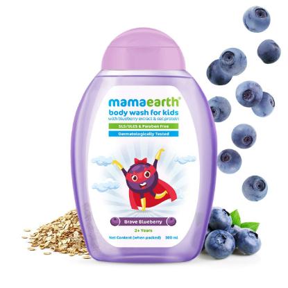 Picture of Mamaearth Brave Blueberry Body Wash For Kids 300ml