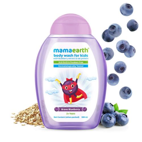 Picture of Mamaearth Brave Blueberry Body Wash For Kids 300ml