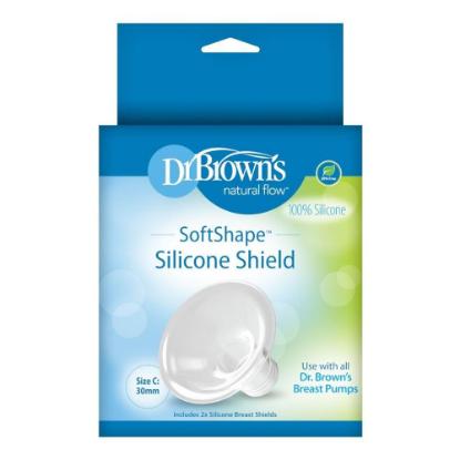 Picture of Dr. Brown's SoftShapeTM Silicone Shields, Size B, 2pk (BF104)