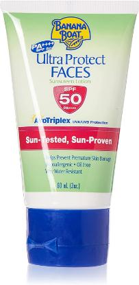 Picture of Banana Boat Ultra Protect Faces Sunscreen Lotion SPF 50 60ml