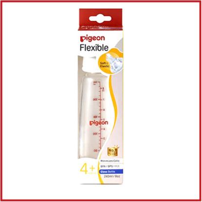 Picture of Pigeon Flexible Peristaltic Nipple Nursing Bottle Kpp 240ml (M)