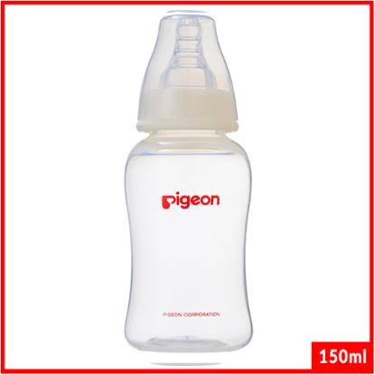 Picture of Pigeon Sn Peristaltic Nipple Crystal Clear Streamline Bottle 150ml