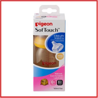 Picture of Pigeon Softouch Tm Peristaltic Plus ppsu 160ml Orange (SS)