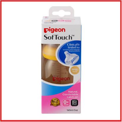 Picture of Pigeon Softouch Tm Peristaltic Plus ppsu 160ml Orange (SS)