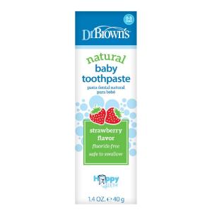 Picture of Dr. Brown's Happy Teeth Fluoride-Free Toothpaste, Strawberry (HG063-P4)