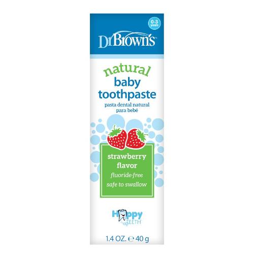 Picture of Dr. Brown's Happy Teeth Fluoride-Free Toothpaste, Strawberry (HG063-P4)