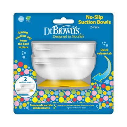 Picture of Dr. Brown's No Slip Suction Bowls 2-Pack (TF019)