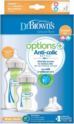 Picture of Dr. Brown's Options+ Wide-Neck Sampler Kit, PP (WB02600- INTLX)