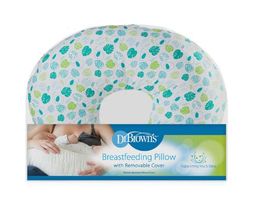 Picture of Dr. Brown's Breastfeeding Pillow with Cover, Green (BF125)