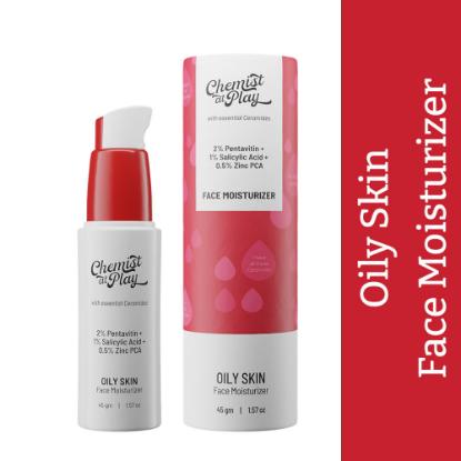 Picture of Chemist at Play Face Moisturizer For Oily Skin - 45gm (2% Pentavitin + 1% Salicylic Acid + 0.5% Zinc PCA)