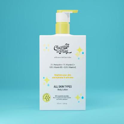 Picture of Chemist At Play Body Lotion for All Skin Types - 473ml (2% Pentavitin + 1% Vitamin C + 0.5% Vitamin B5 + 0.5% Vitamin E)