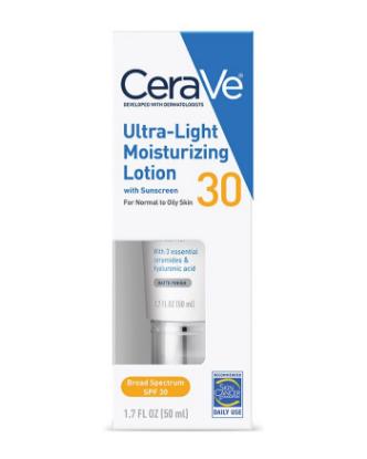 Picture of CeraVe Ultra-Light Moisturizing Lotion Spf30 50ml