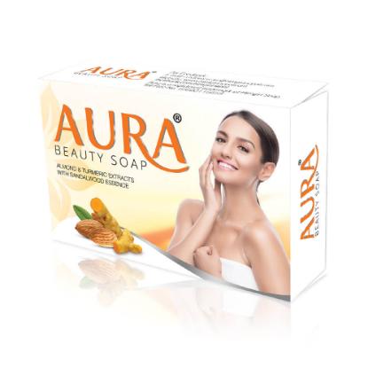 Picture of Aura Beauty Soap with Almond & Turmeric extracts 100gm