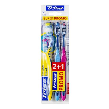 Picture of Trisa Flex Head Trio Pack Soft