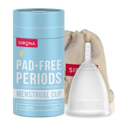 Picture of Sirona Reusable Menstrual Cup with Medical Grade Silicon - Small (1 Unit)