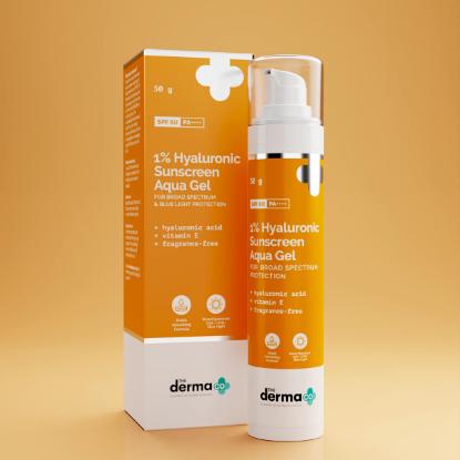 Picture of The Derma Co. 1% Hyaluronic Sunscreen Aqua Gel 50gm