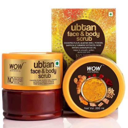 Picture of WOW Skin Science Ubtan Face & Body Scrub 200ml