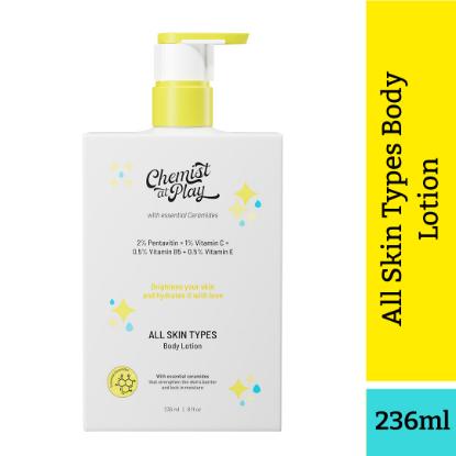 Picture of Chemist At Play Body Lotion for All Skin Types 236ml (2% Pentavitin + 1% Vitamin C + 0.5% Vitamin B5 + 0.5% Vitamin E)
