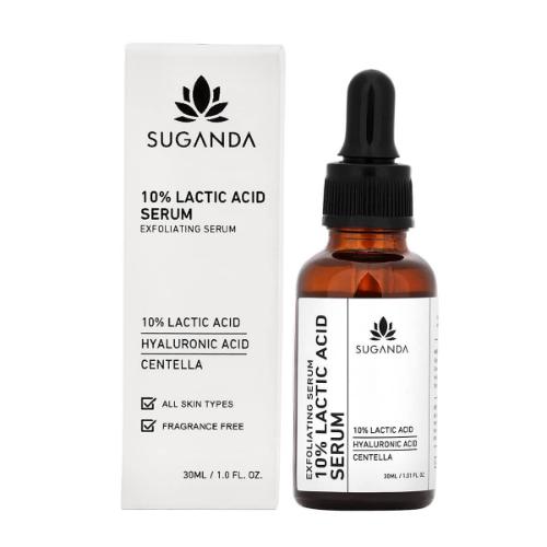 Picture of Suganda 10% Lactic Acid AHA Exfoliating Serum with Hyaluronic Acid 30ml