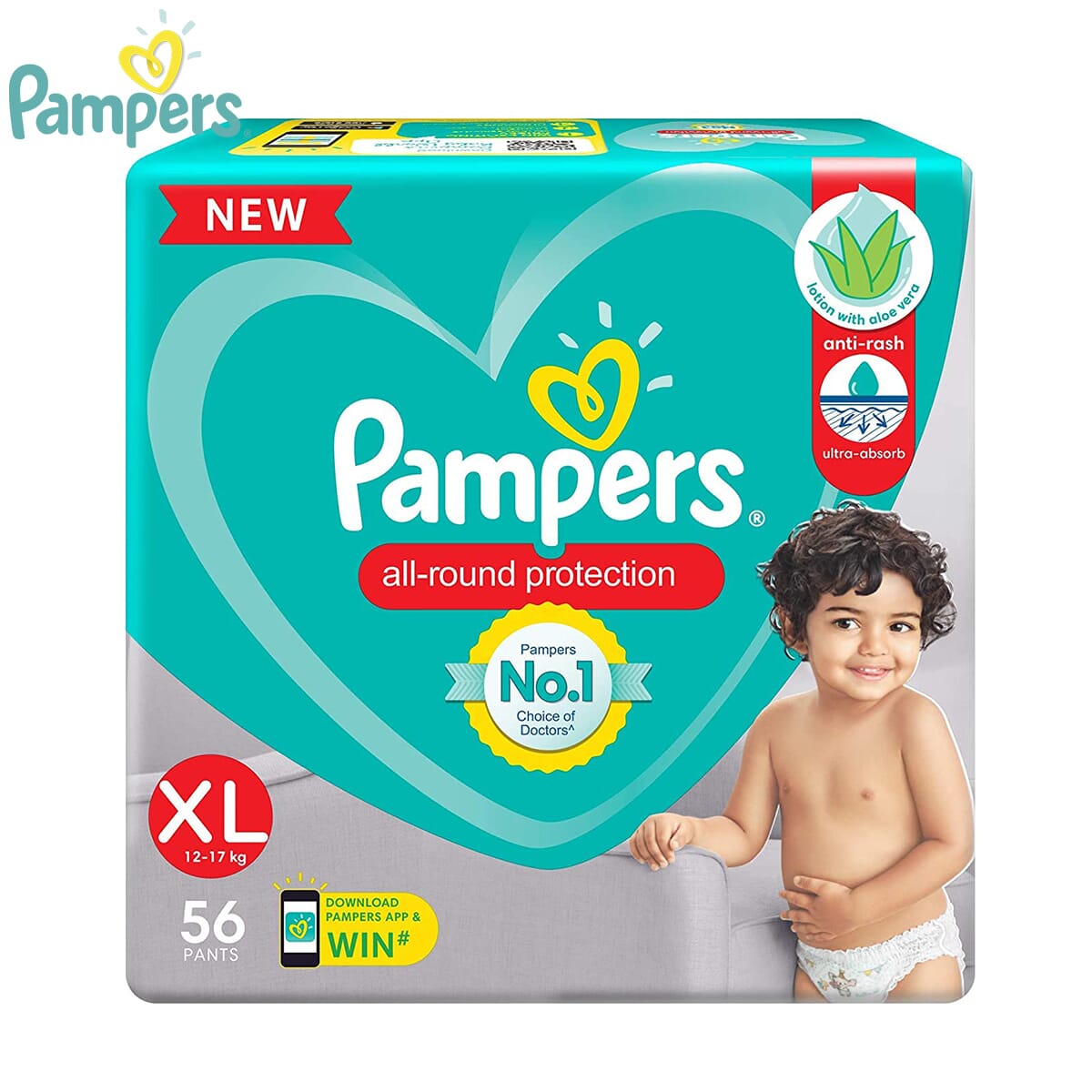 Pampers Pants 56'S XL Online Pharmacy Nepal