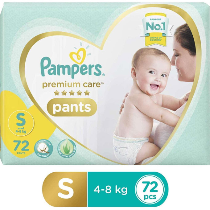 Pampers Premium Care Pants No 7 (17+Kg) 27pants | - Arnica