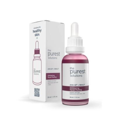 Picture of The Purest Solutions AHA 10% + BHA 2% Exfoliating Facial Peeling 30ml