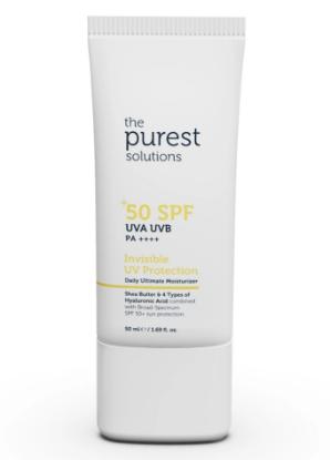 Picture of The Purest Solutions Invisible UV  Protection Daily Intensive Moisturizer SPF 50+ 50ml