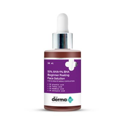 Picture of The Derma Co. 15% AHA+1% BHA Beginner Face Peeling Solution 30ml