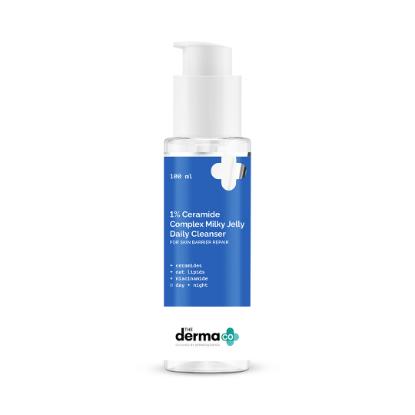 Picture of The Derma Co. 1% Ceramide Complex Milky Jelly Daily Cleanser 100ml