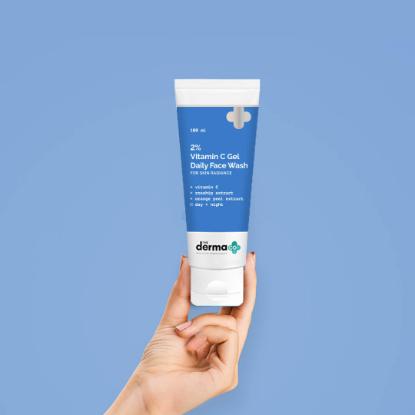 Picture of The Derma Co. 2% Vitamin C Gel Daily Face Wash 100ml