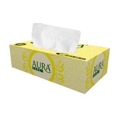 Picture of Aura Care Facial Box Tissue Paper 100 Pulls* 2Ply 200 Sheets