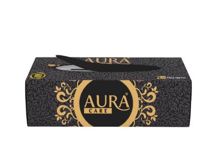 Picture of Aura Care Facial Box Tissue Paper 200 Pulls* 2Ply 400 Sheets