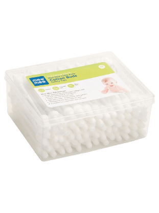 Picture of Mee Mee 100% Pure Cotton Buds (White, 60 Pieces per Pack)