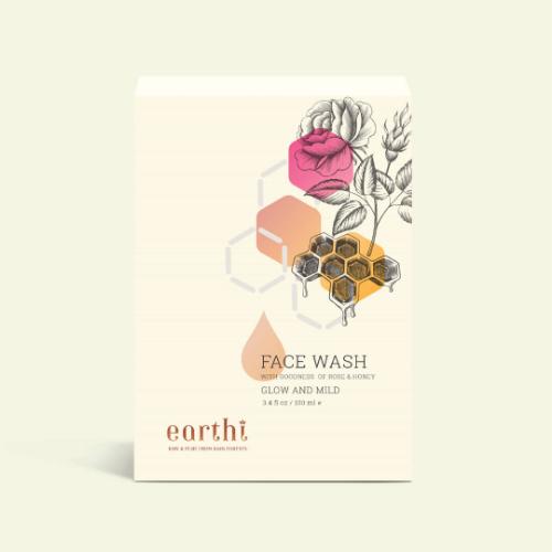 Picture of Earthi Rose And Honey Face Wash 100ml