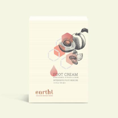 Picture of Earthi Almond And Peach Foot Cream 100ml