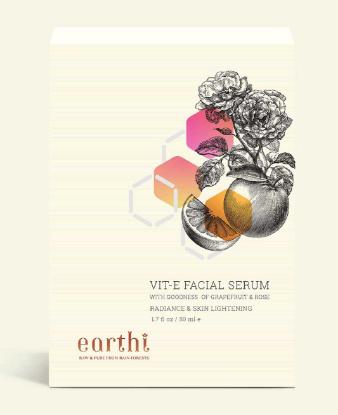 Picture of Earthi Rose And Grapefruit Vit E Serum 50ml