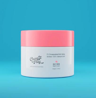 Picture of Chemist At Play Night Cream For Oily, Acne-Prone Skin - 40gm