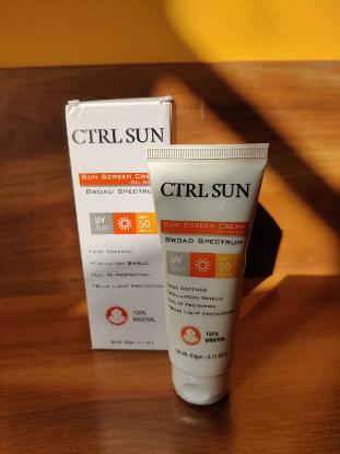 Picture of CTRL Sunscreen Cream SPF 50 Gel Based 60gm