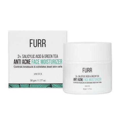 Picture of FURR By Pee Safe 2% Salicylic Acid & Green Tea Anti Acne Face Moisturizer - 50gm