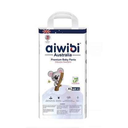 Picture of Aiwibi Disposable Breathable Baby Diapers With Elastic Waistband - XL40