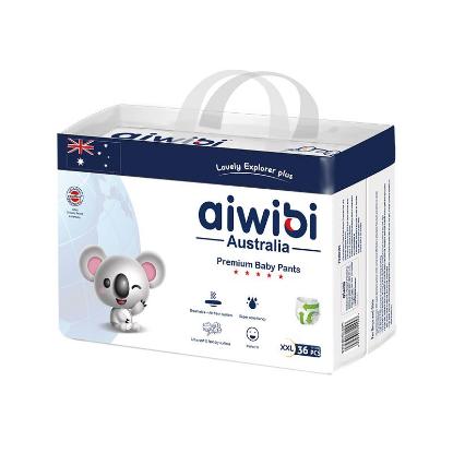 Picture of Aiwibi Disposable Breathable Baby Diapers With Elastic Waistband - XXL36