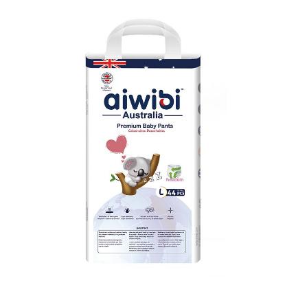 Picture of Aiwibi Disposable Breathable Baby Diapers With Elastic Waistband Large - 44Pcs