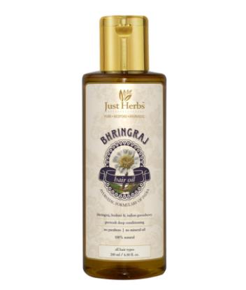 Picture of Just Herbs Bhringraj Hair Oil 200ml