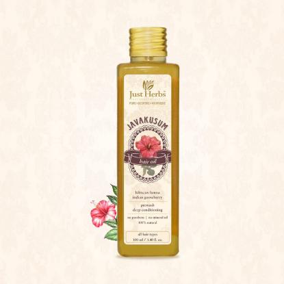 Picture of Just Herbs Javakusum Hair Oil 100ml