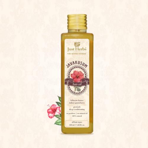 Picture of Just Herbs Javakusum Hair Oil 100ml