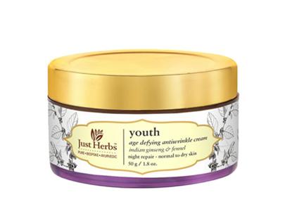 Picture of Just Herbs Youth Antiwrinkle Cream 50gm