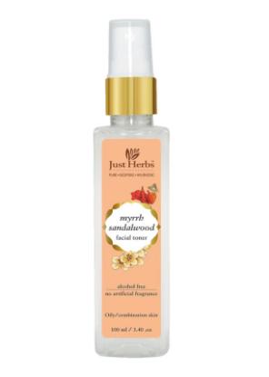 Picture of Just Herbs Myrrh Sandalwood Restorative Toner 100ml ( oily/combination skin)