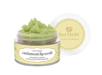 Picture of Just Herbs Enriched Lip Scrub (Cardamom)