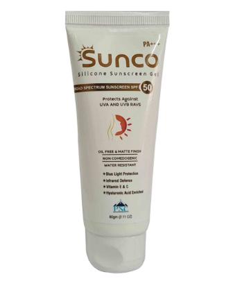 Picture of Sunco Silicone Sunscreen Gel  SPF50 Oil Free, Matte Finish 60gm