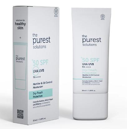 Picture of The Purest Solutions Dry-Touch Protection Mattifier & Oil Control Moisturizer for Oily Skin SPF 50+ 50ml